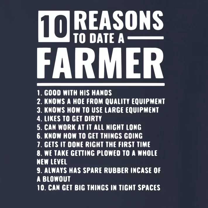 10 Reasons To Date A Farmer Toddler Long Sleeve Shirt