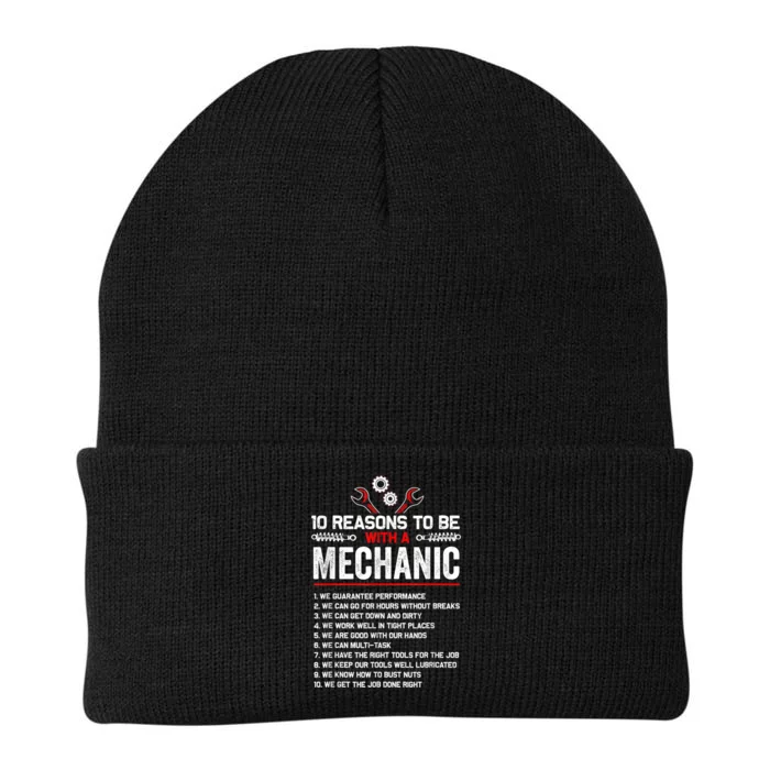 10 Reasons To Be With A Mechanic For Men Car Mechanics Knit Cap Winter Beanie