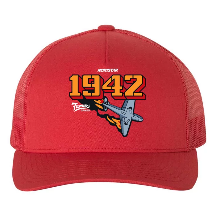 1942 Retro Vintage Arcade Yupoong Adult 5-Panel Trucker Hat