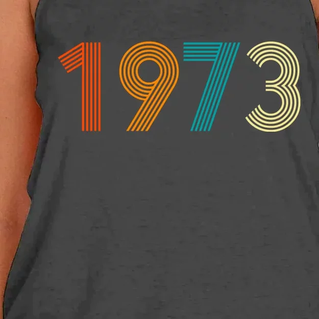 1973 Roe V Wade Women's Knotted Racerback Tank