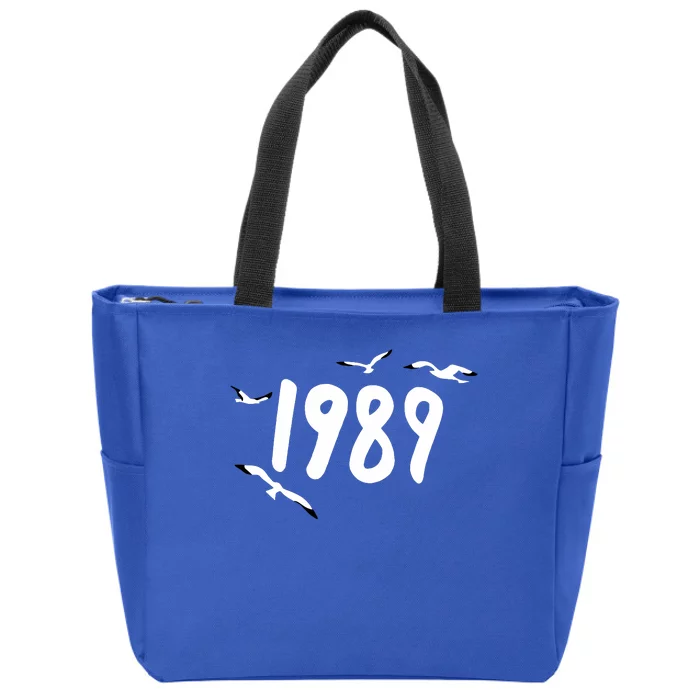 1989 Seagulls Zip Tote Bag