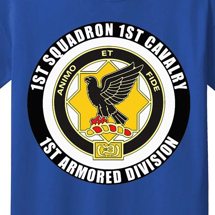 1st Squadron 1st Cavalry 1st Armored Division Kids T-Shirt