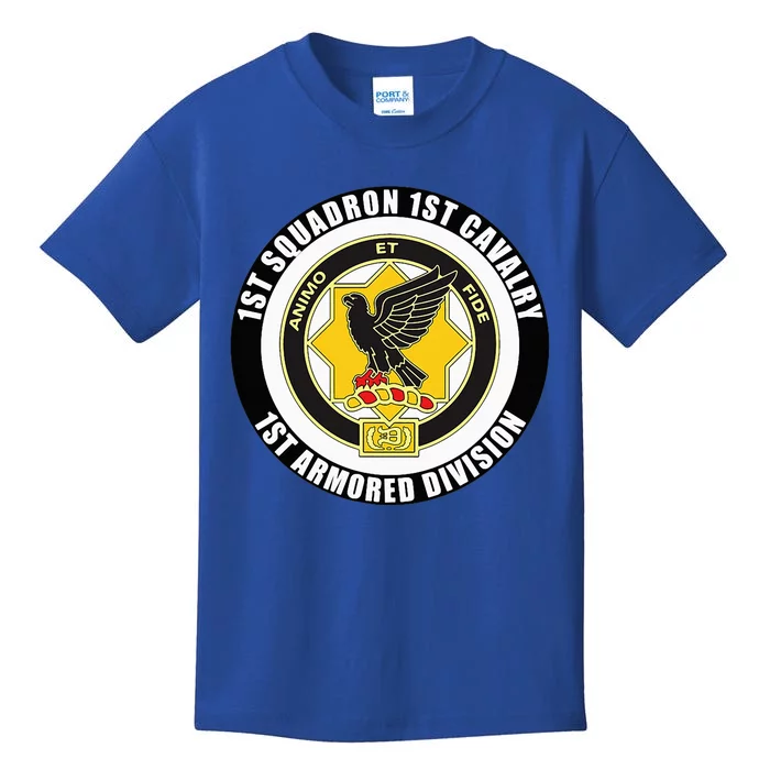 1st Squadron 1st Cavalry 1st Armored Division Kids T-Shirt