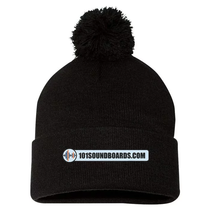 101 S.oundboards Pom Pom 12in Knit Beanie