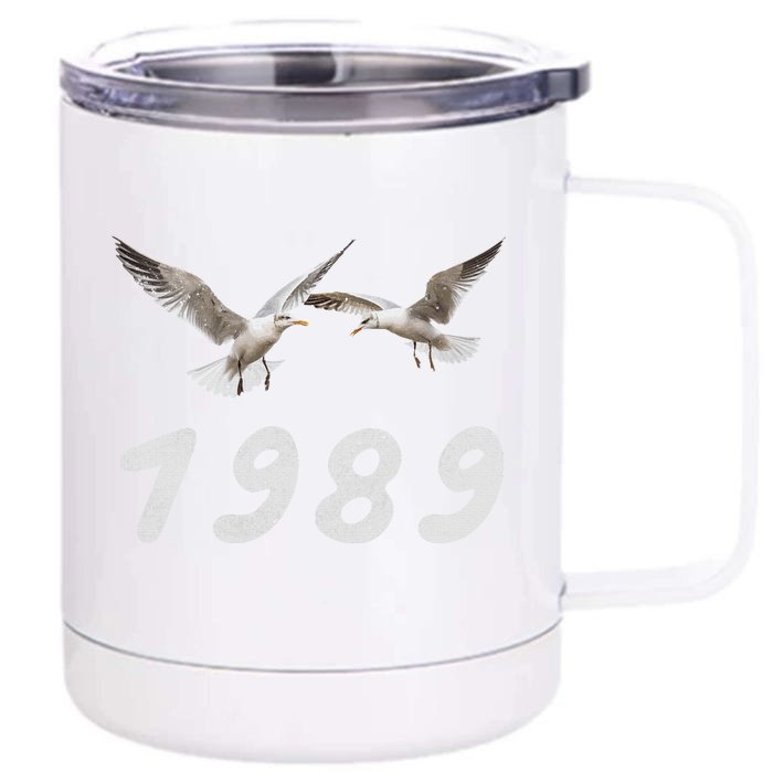 1989 Seagulls Front & Back 12oz Stainless Steel Tumbler Cup