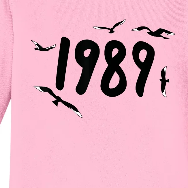 1989 Seagulls Baby Long Sleeve Bodysuit