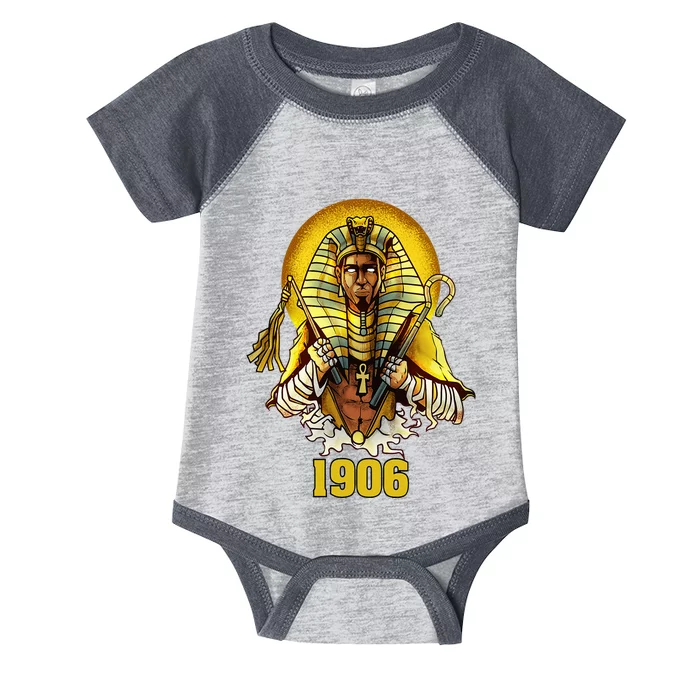 1906 Sphinx Alpha Ace Fraternity Pharoah Infant Baby Jersey Bodysuit