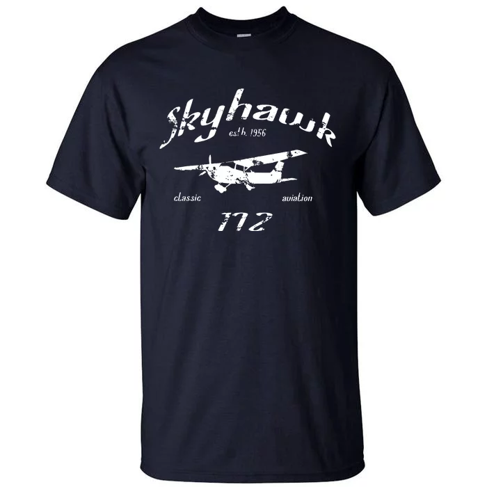 172 Skyhawk Airplane Classic Vintage Tall T-Shirt