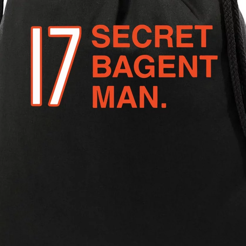 17 Secret Bagent Man Drawstring Bag