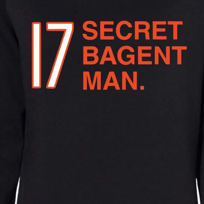 17 Secret Bagent Man Womens California Wash Sweatshirt