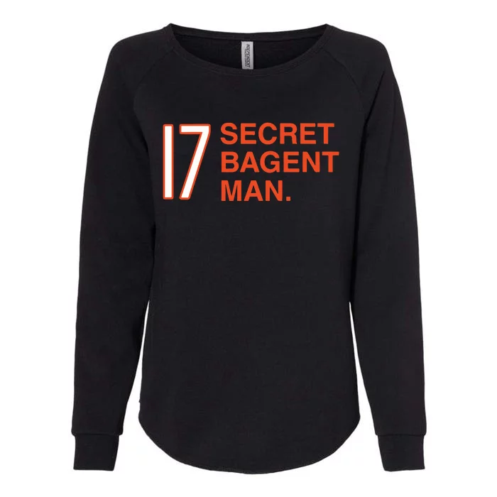 17 Secret Bagent Man Womens California Wash Sweatshirt