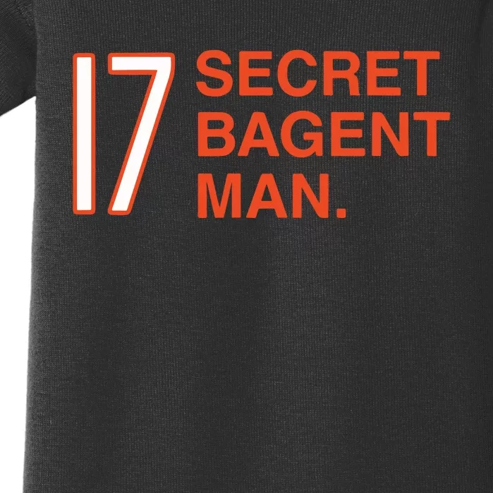 17 Secret Bagent Man Baby Bodysuit