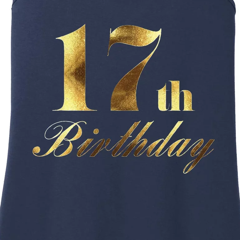 17th (Seventeenth) Birthday Party Wear Ladies Essential Tank