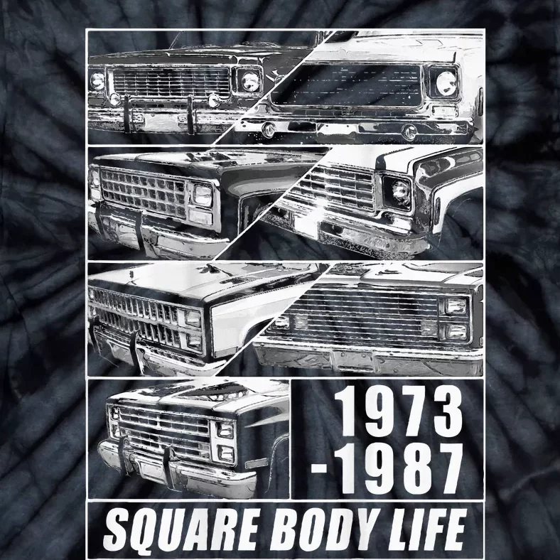 19731987 Square Body Truck Squarebody Tie-Dye T-Shirt