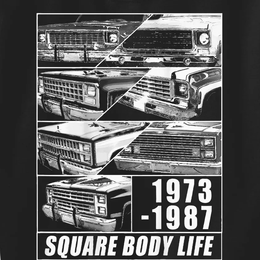 19731987 Square Body Truck Squarebody Kids Sweatshirt