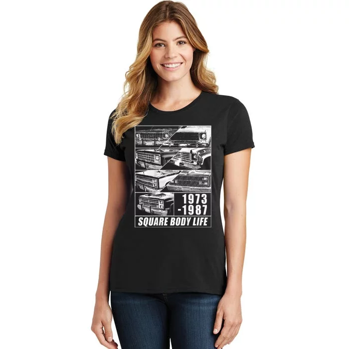 19731987 Square Body Truck Squarebody Women's T-Shirt