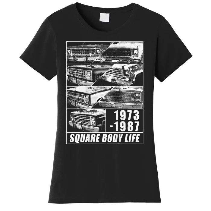 19731987 Square Body Truck Squarebody Women's T-Shirt