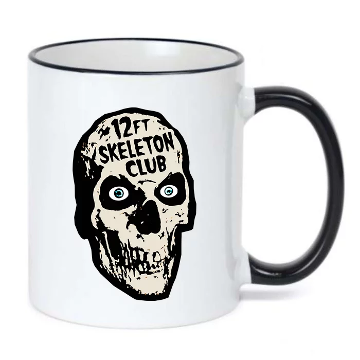 12ft Skeleton Club Skull Halloween Spooky Black Color Changing Mug