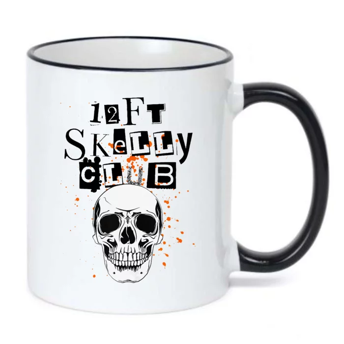 12Ft Skeleton Club Halloween Black Color Changing Mug