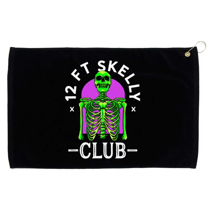 12ft Skelly Club Halloween 12 Foot Skeleton Appreciation Grommeted Golf Towel