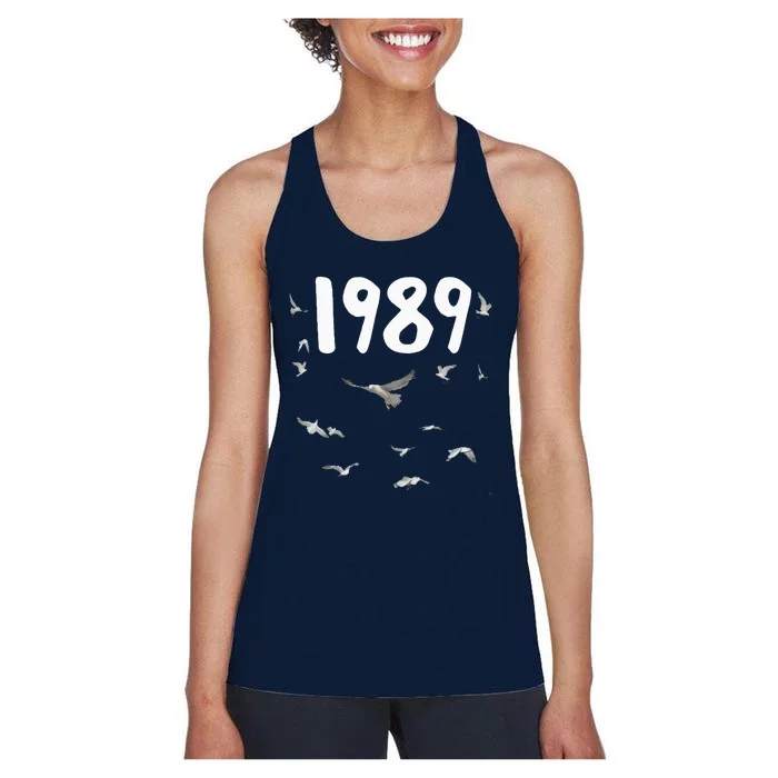 1989 Seagull Funny Women's Racerback Tank