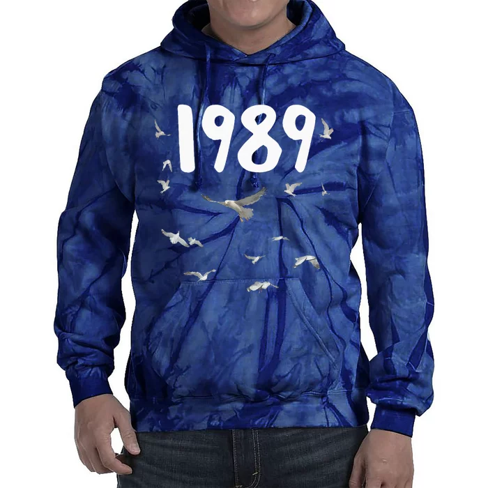 1989 Seagull Funny Tie Dye Hoodie