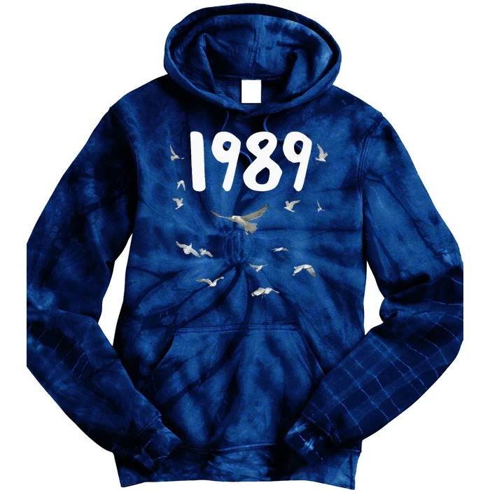 1989 Seagull Funny Tie Dye Hoodie