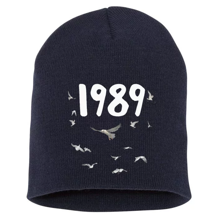 1989 Seagull Funny Short Acrylic Beanie