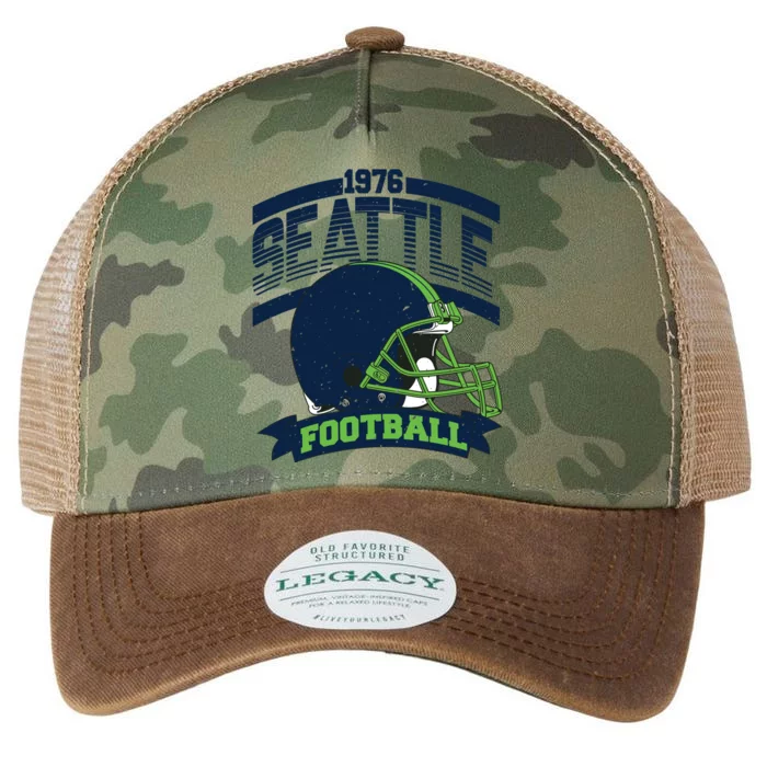 1976 Seattle Football Team Supporter Legacy Tie Dye Trucker Hat