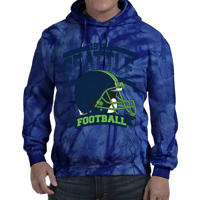 1976 Seattle Football Team Supporter Tie Dye Hoodie