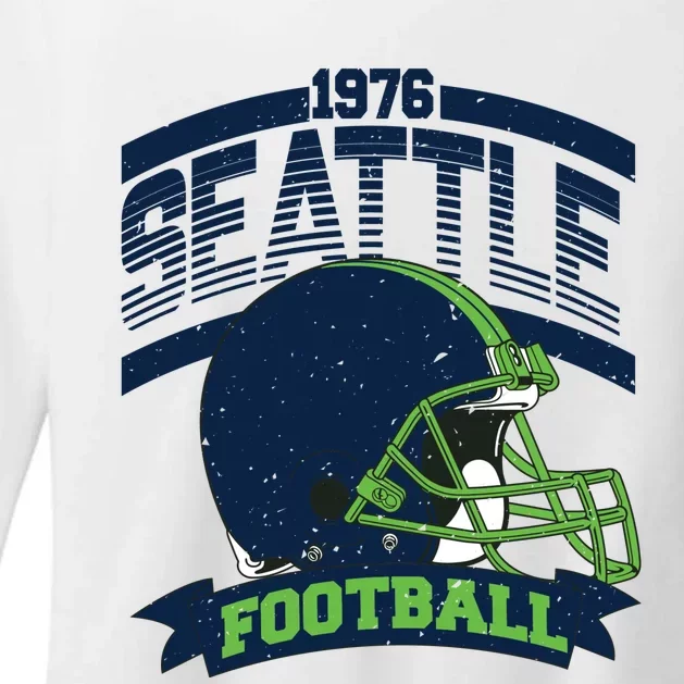 1976 Seattle Football Team Supporter Womens CVC Long Sleeve Shirt