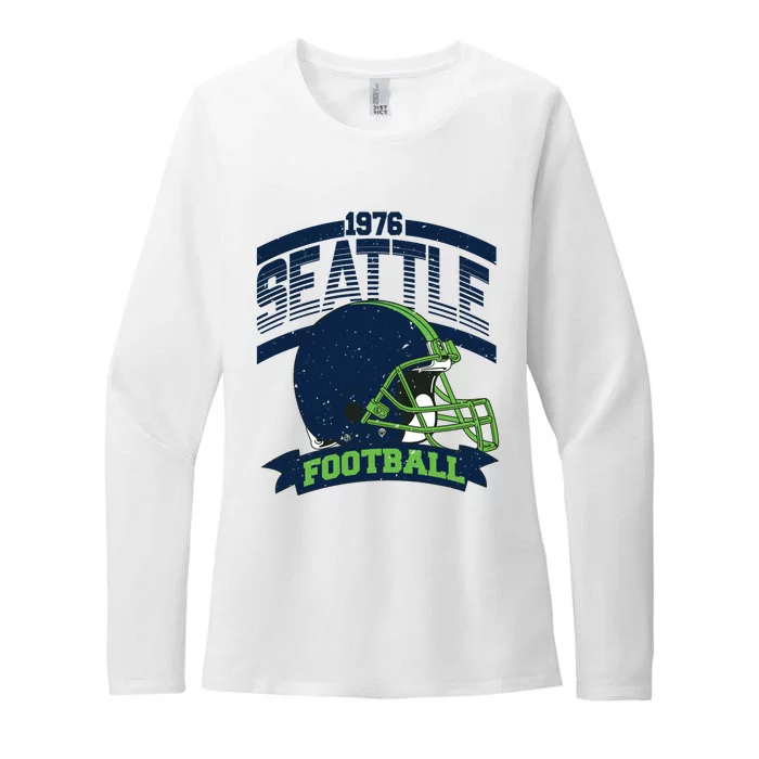 1976 Seattle Football Team Supporter Womens CVC Long Sleeve Shirt