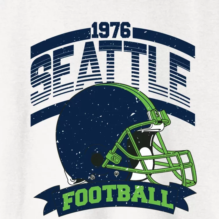 1976 Seattle Football Team Supporter Women's Crop Top Tee