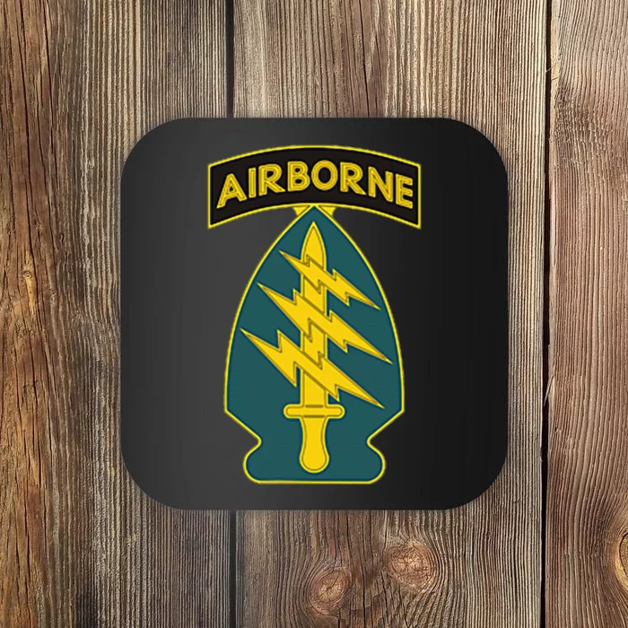 1st Special Forces Green Beret Airborne Sf Veteran Coaster