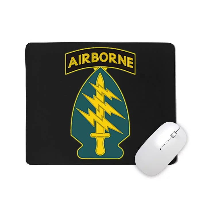 1st Special Forces Green Beret Airborne Sf Veteran Mousepad