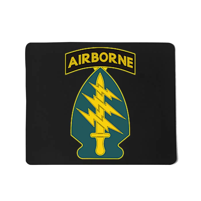 1st Special Forces Green Beret Airborne Sf Veteran Mousepad