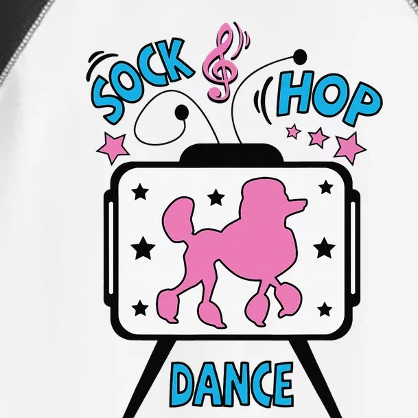 1950s Sock Hop Dance Poodle 50s Costume Rockabilly Pink Toddler Fine Jersey T-Shirt