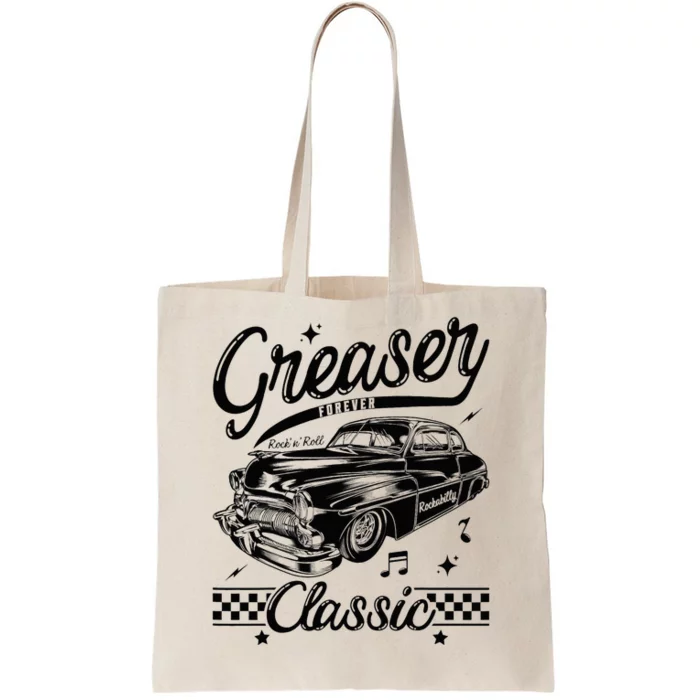 1950s Sock Hop Costume Retro 50s Vintage Rockabilly Greaser Tote Bag