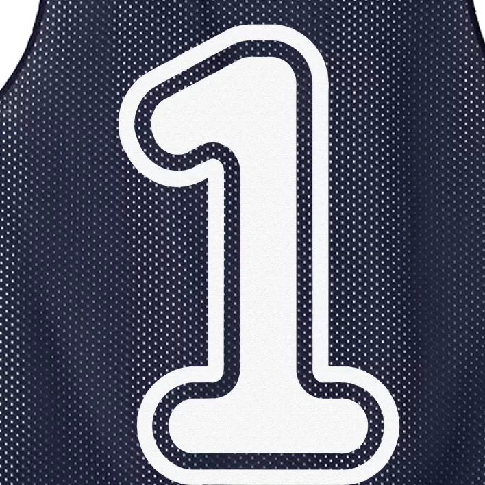 1 Sports Jersey Birthday Age Favorite Lucky Number Mesh Reversible Basketball Jersey Tank