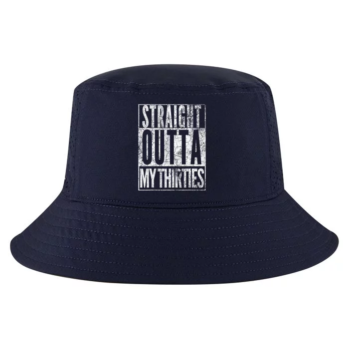 1984 Straight Outta My Thirties 40th Birthday Gift 40 Years Cool Comfort Performance Bucket Hat