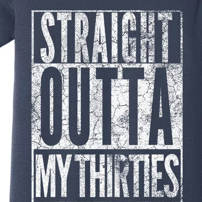 1984 Straight Outta My Thirties 40th Birthday Gift 40 Years Baby Bodysuit