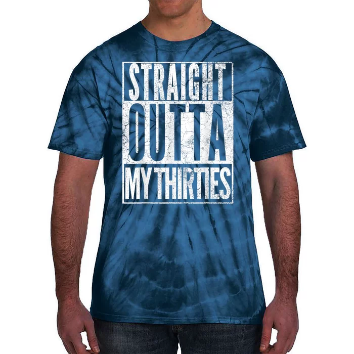 1983 Straight Outta My Thirties 40th BIRTHDAY Gift 40 Years Tie-Dye T-Shirt