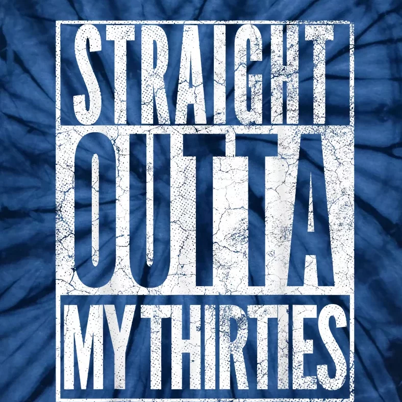 1983 Straight Outta My Thirties 40th BIRTHDAY Gift 40 Years Tie-Dye T-Shirt