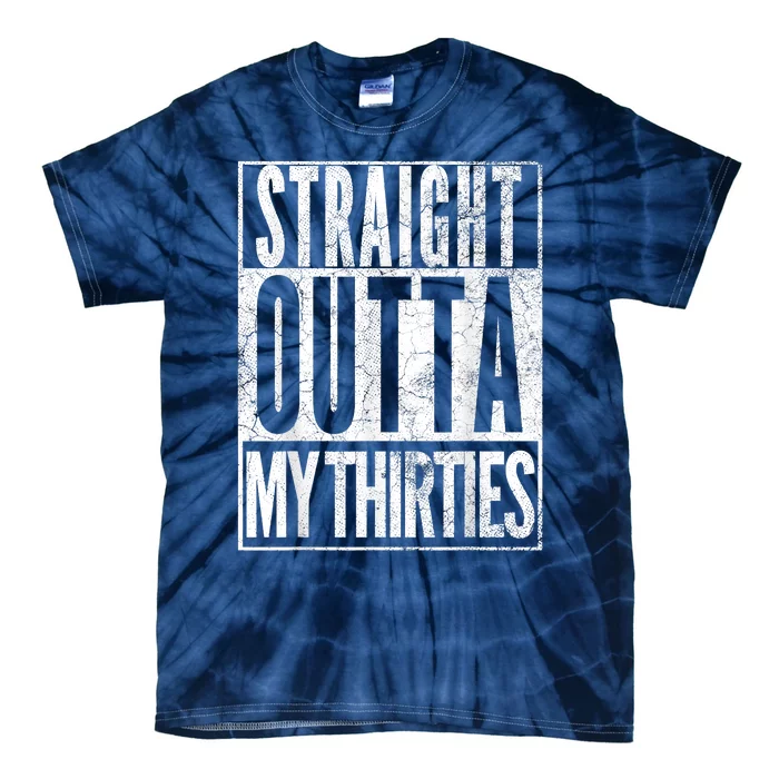 1983 Straight Outta My Thirties 40th BIRTHDAY Gift 40 Years Tie-Dye T-Shirt