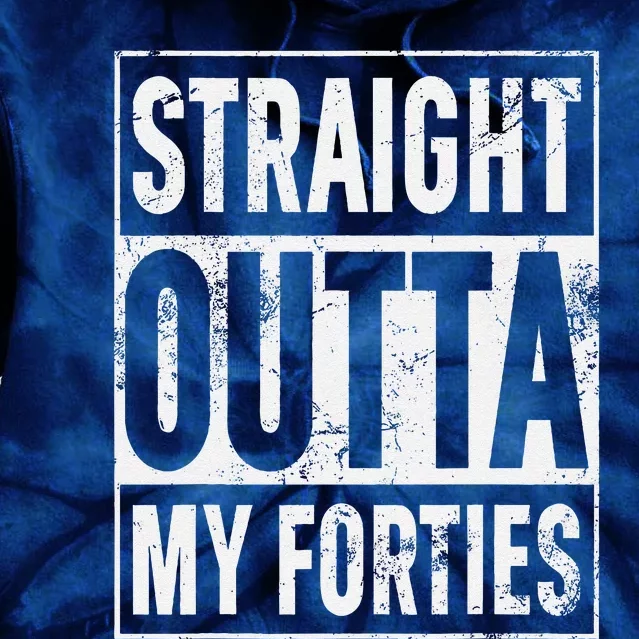 1973 Straight Outta My Forties 50th Birthday 50 Years Tie Dye Hoodie