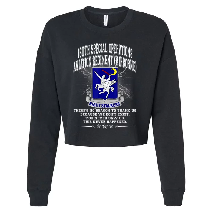 160th Special Operations Aviation Regiment Cropped Pullover Crew