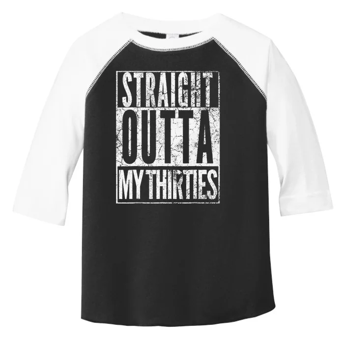 1983 Straight Outta My Thirties 40th BIRTHDAY Gift 40 Years Toddler Fine Jersey T-Shirt