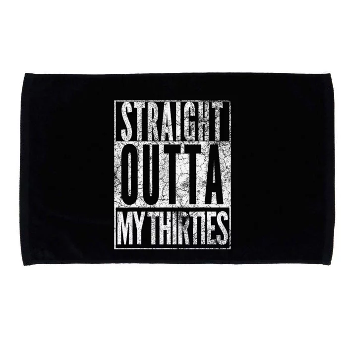 1984 Straight Outta My Thirties 40th Birthday Gift 40 Years Microfiber Hand Towel