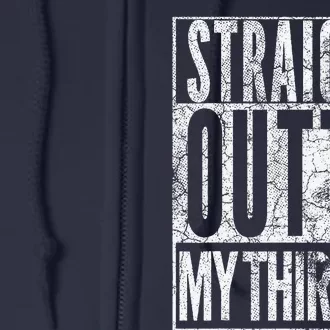 1984 Straight Outta My Thirties 40th Birthday Gift 40 Years Full Zip Hoodie