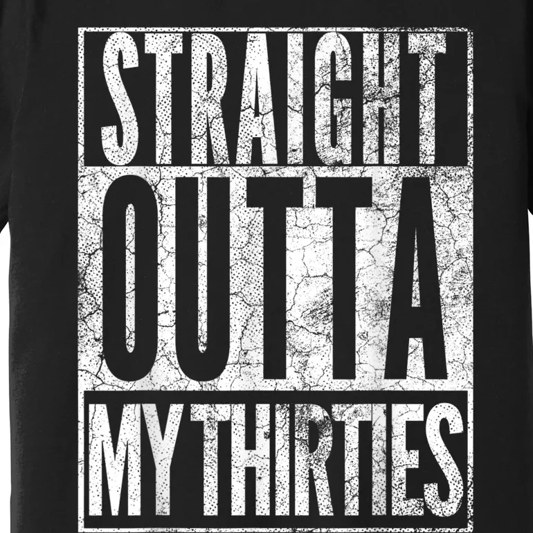 1983 Straight Outta My Thirties 40th BIRTHDAY Gift 40 Years Premium T-Shirt